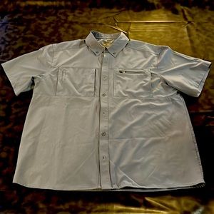 Silver Bait-  Outdoor Fishing Button Up Shirt Size XL New, Never Worn.